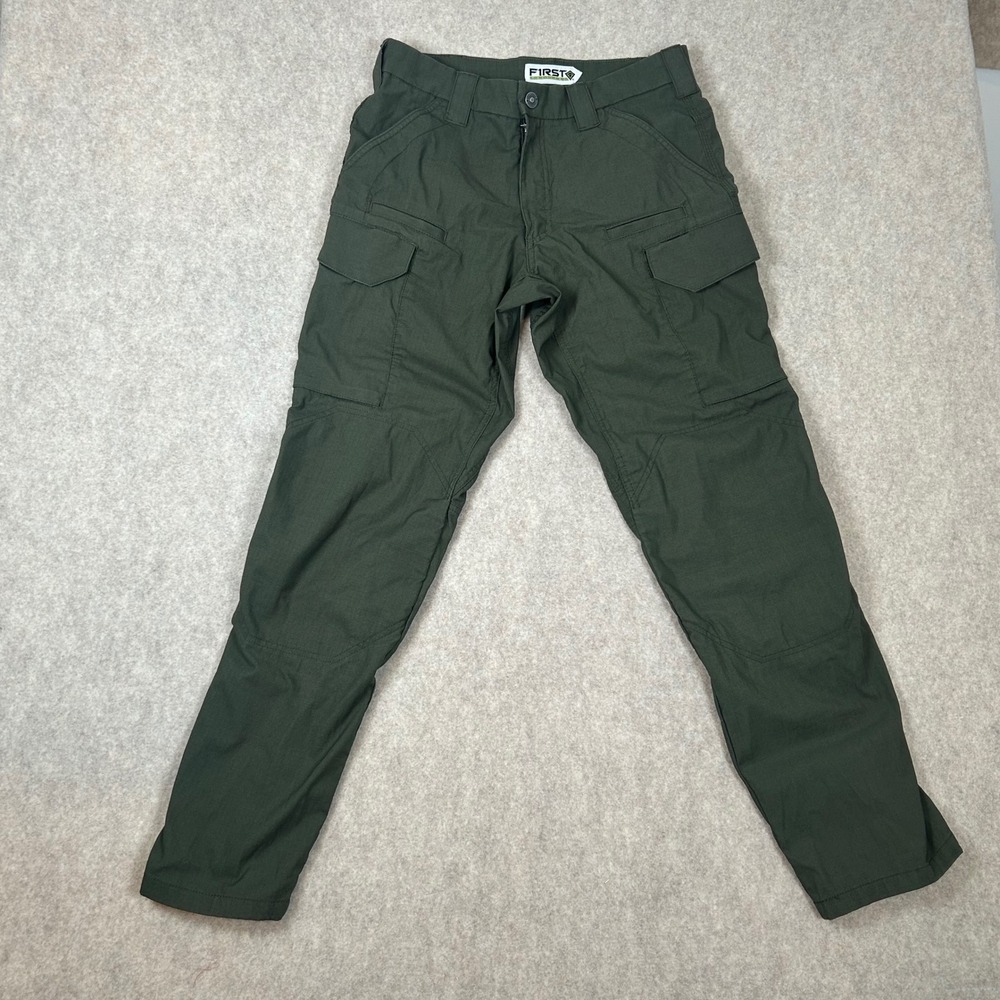 First Tactical V2 Cargo Pants Mens 32x32 Green Excellent Ripstop Tactical Pants